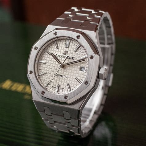 audemars piguet royal oak gold white dial|ap royal oak two tone.